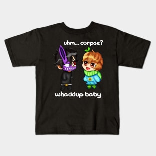 Corpse Husband and Sykkuno Chibi Kids T-Shirt